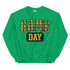 Game Day Yellow Plaid Football Sweatshirt