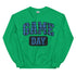 Game Day Blue Plaid Football Sweatshirt