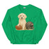 English Creme Retriever Football Crewneck