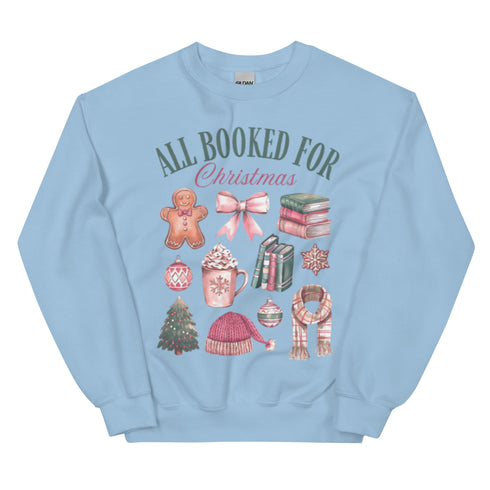 All Booked for Christmas Sweatshirt