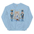 Blue Nutcracker Christmas Sweatshirt
