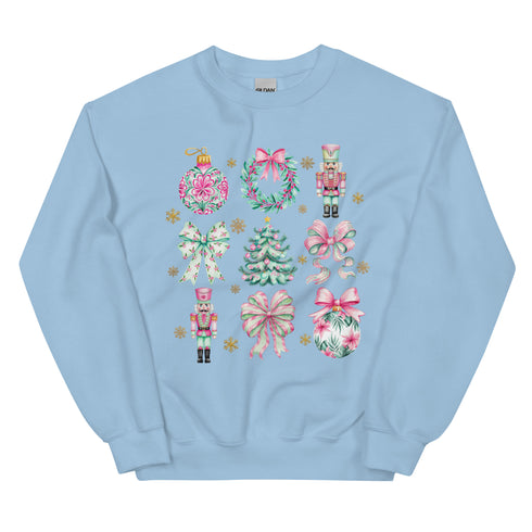 Pink and Green Christmas Doodle