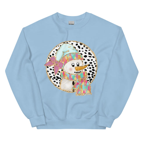 Snowman Winter Christmas Crewneck
