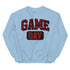 Game Day Red Plaid Football Sweatshirt