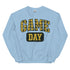 Game Day Yellow Plaid Football Sweatshirt
