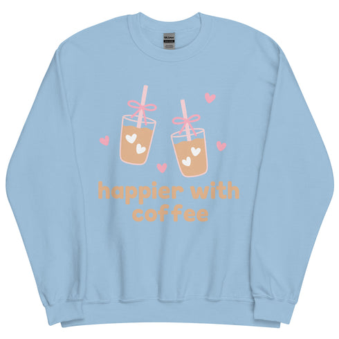 Happier with Coffee Crewneck