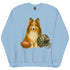 Sheltie Football Dog Sweatshirt