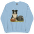 Border Collie Football Sweatshirt