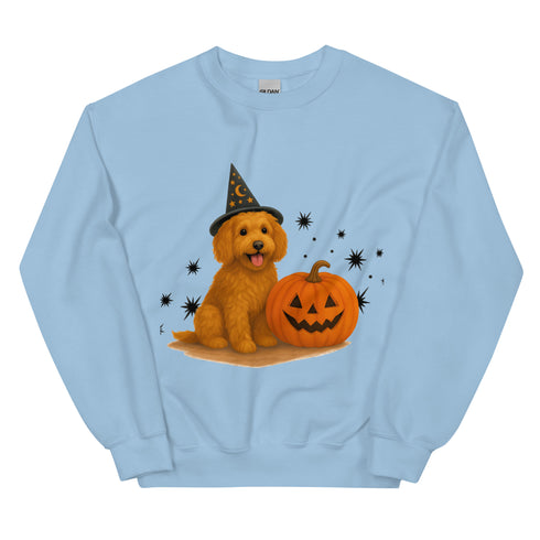 Golden Doodle Halloween Witchy Dogs Sweatshirt