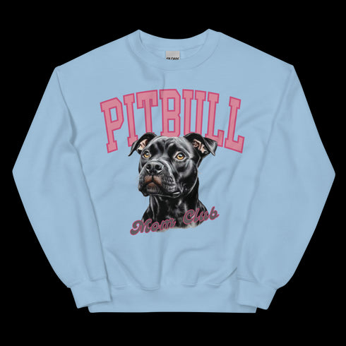 Black Pitbull Mom Club Sweatshirt