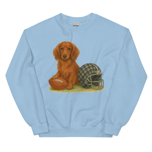 Dachshund Football Sweatshirt