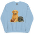 Golden Retriever Football Sweatshirt
