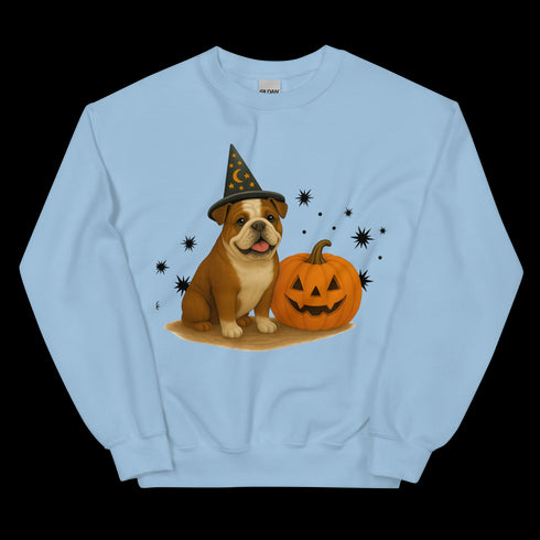 English Bulldog Halloween Witchy Dogs Sweatshirt