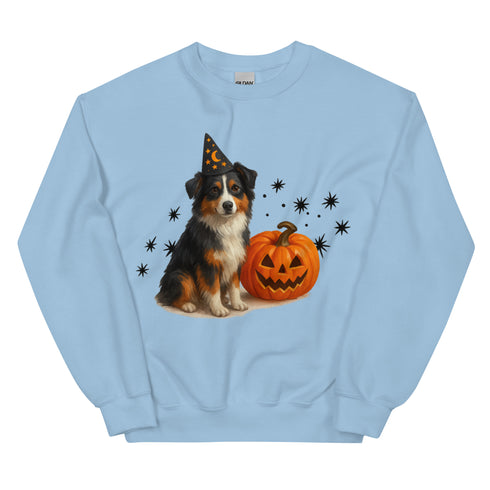 Australian Shepherd Halloween Witchy Dogs Sweatshirt