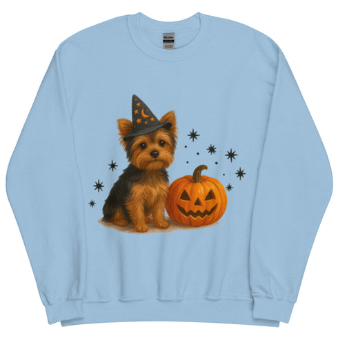 Yorkie Halloween Witchy Dogs Sweatshirt