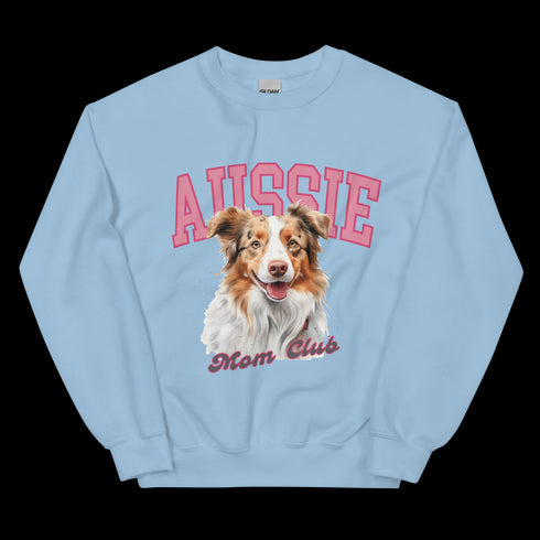Red Merle Aussie Dog Mom Club Sweatshirt