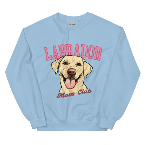 Yellow Lab Dog Mom Club Sweatshirt