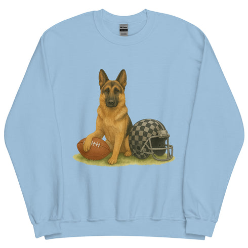 German Shepherd Football Sweatshirt