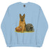 German Shepherd Football Sweatshirt