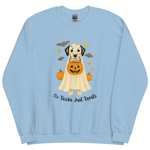 Dalmatian No Tricks Just Treats Crewneck