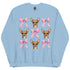 Tan chihuahua with bows Sweatshirt