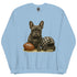 Black French Bulldog Football Sweatshirt