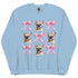 French Bulldog with Bows Sweatshirt