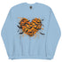 Halloween Heart and Bats Sweatshirt