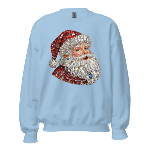 Rhinestone Santa Sweatshirt,