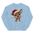 Faux Yarn Reindeer Crewneck