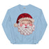 Santa Faux Patchwork Christmas Sweatshirt,