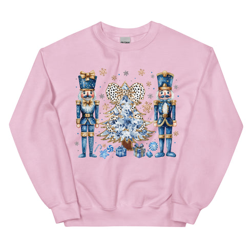 Blue Nutcracker Christmas Sweatshirt