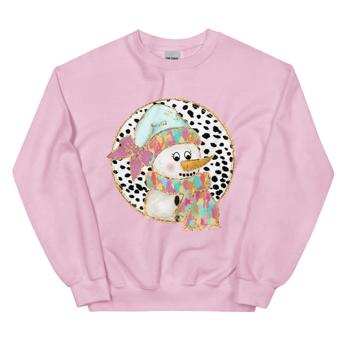 Snowman Winter Christmas Crewneck