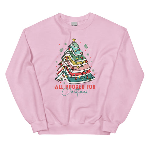All Booked For Christmas Sweatshirt