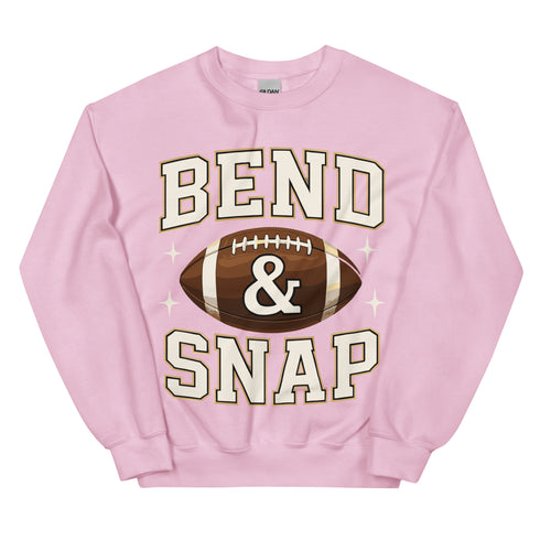 Bend and Snap Football Crewneck