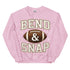Bend and Snap Football Crewneck