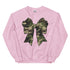 Camo Bow Crewneck