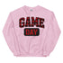 Game Day Red Plaid Football Sweatshirt