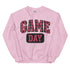 Game Day Pink Plaid Football Sweatshirt