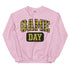 Game Day Yellow Plaid Football Sweatshirt