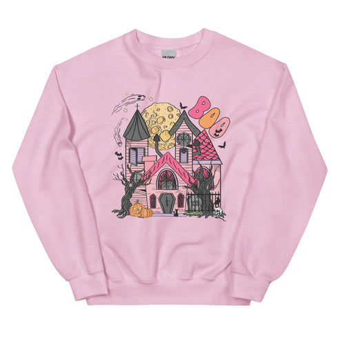 Boo House Halloween Sweatshirt