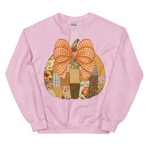 Fall Pumpkin Patchwork Sweatshirt