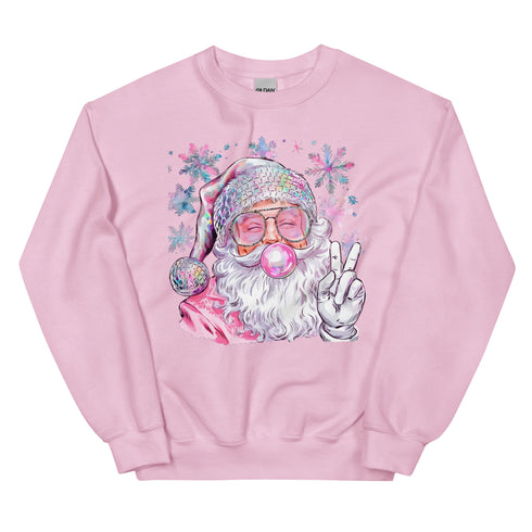 Iridescent Santa Christmas Sweatshirt