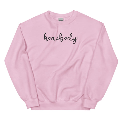 Homebody Embroidered Crewneck