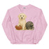 English Creme Retriever Football Crewneck