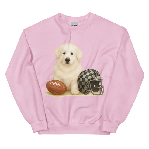 Great Pyrenees Football Sweatshirt
