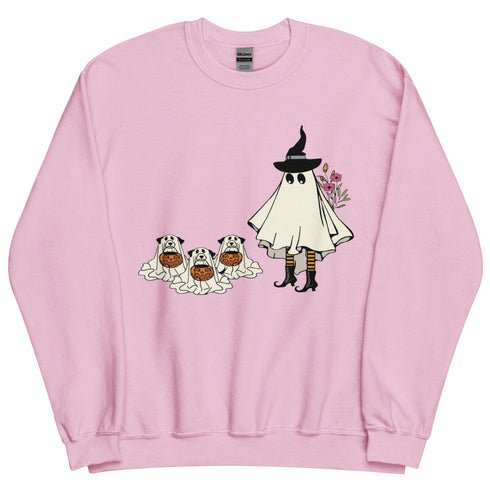 Witch and her Pups Crewneck