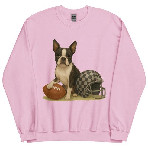 Boston Terrier Football Sweatshirt
