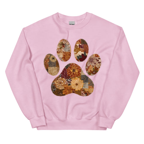 Floral Dog Mom Fall Crewneck