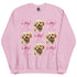 Maltipoo Pink Bow Dog Sweatshirt
